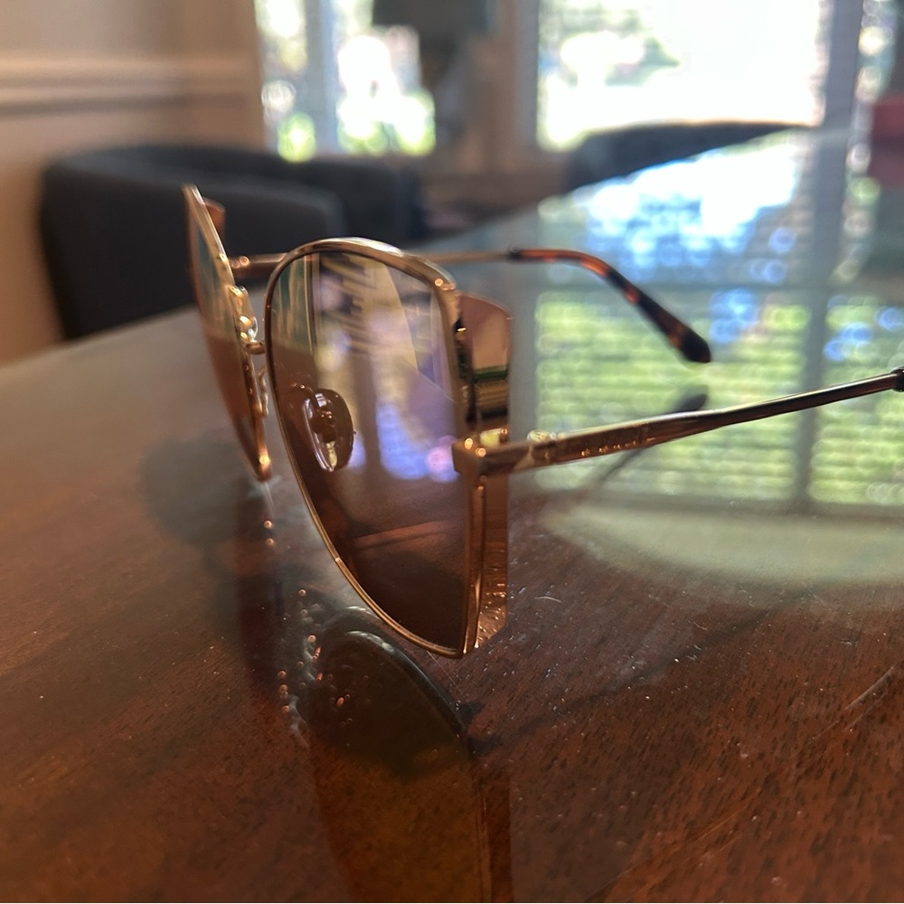 Donna - Diff Eyewear Gold Reflective Sunglasses - image 2